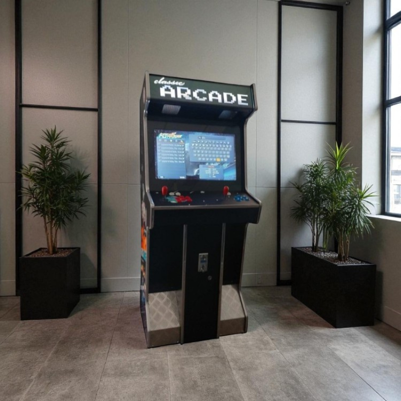 Borne Arcade Multi Jeux - Machine avec Écran HD et Commandes Classiques